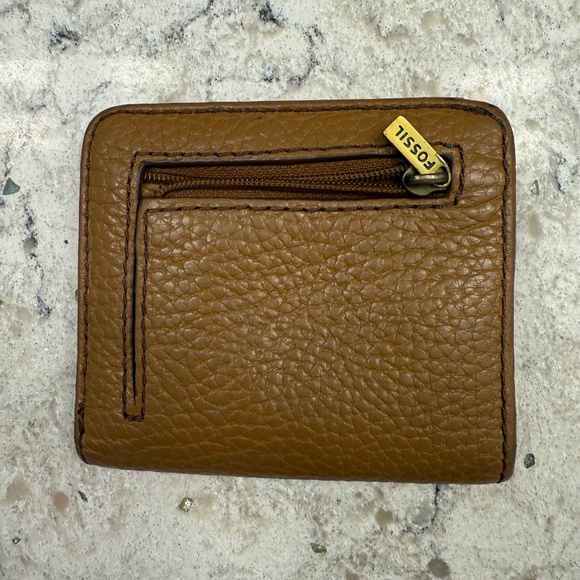 Fossil Madison Bifold Medium Brown Wallet -cp - Picture 2 of 6
